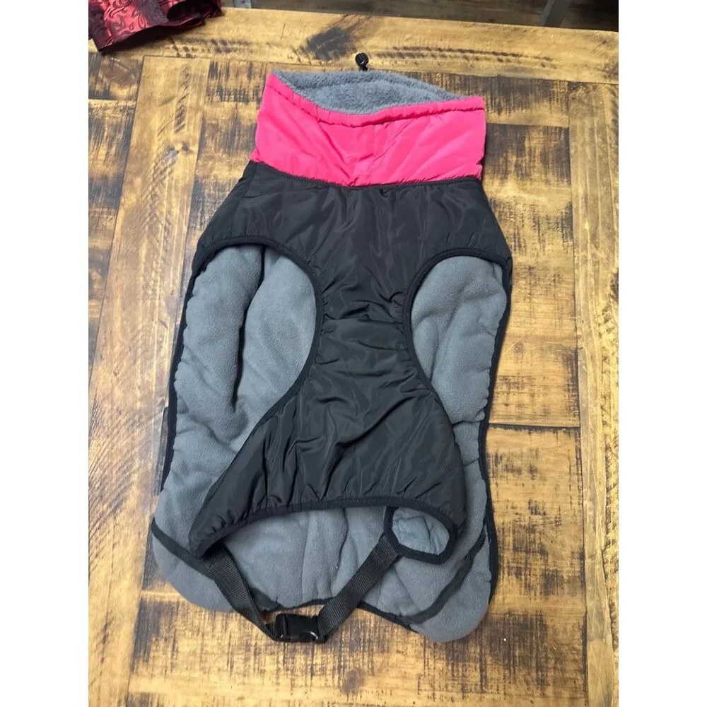 Xlarge dog coat pink black - Picture 3 of 8